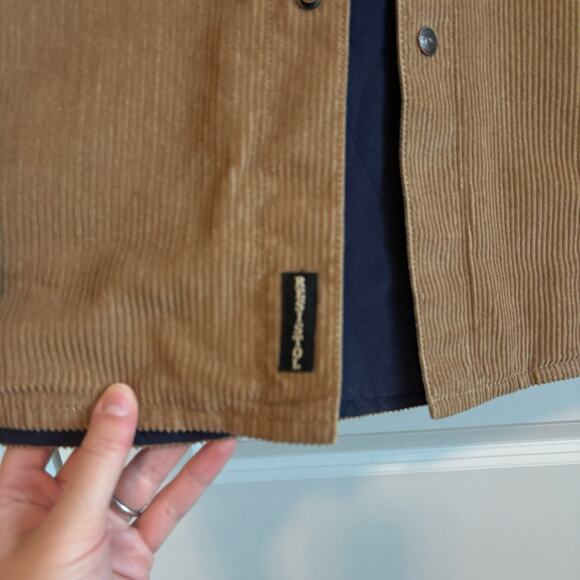 Resistol Rodeo Tan Corduroy Jacket Sz S/M Elbow Patches Western - Picture 4 of 13